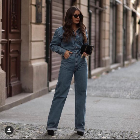 last! NWT LONG DENIM JUMPSUIT 8197/279 - Picture 3 of 8